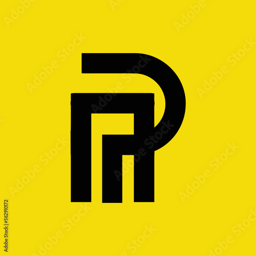 NP NP Logo Design, Creative Minimal Letter NP NP Monogram