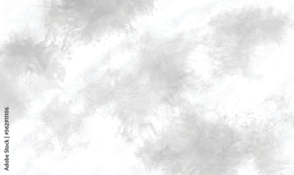 Obraz premium Watercolor White and gray background with texture. Abstract grey white background. Watercolor textures on white paper background.