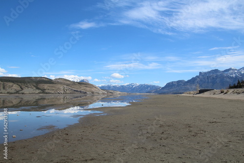 Low Water Levels  Jasper National Park  Alberta