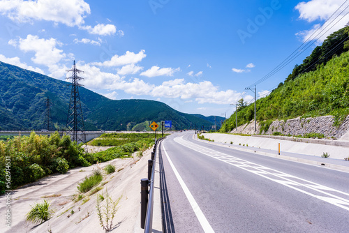 観光名所「新阿蘇大橋・国道57号線から観える風景」
Tourist attraction 