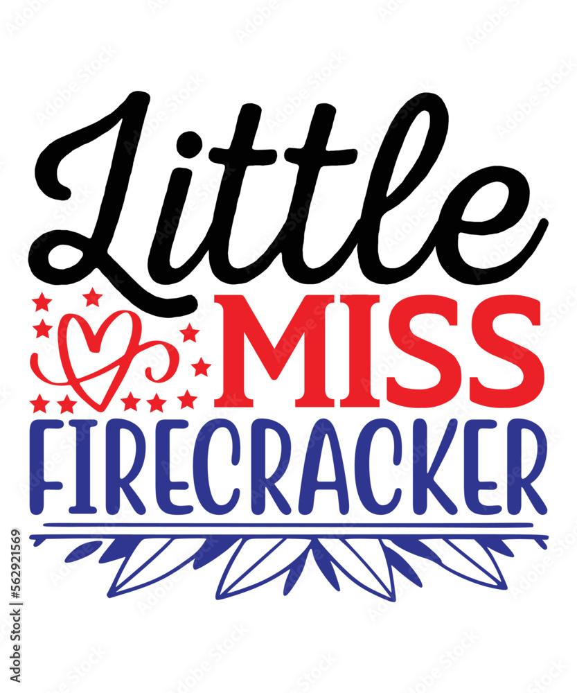 Little miss firecracker SVG, Messy bun with american flag,Sunflower USA ...