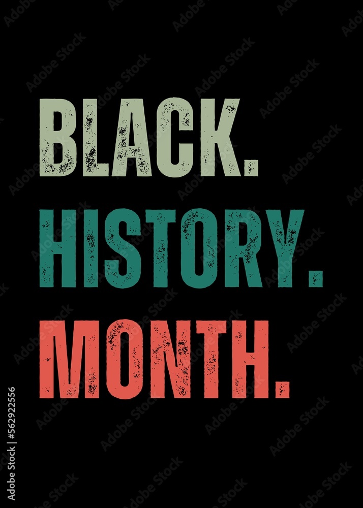 This illustration design is perfect for celebrating Black History Month on February. It is also suitable for graphic resources.