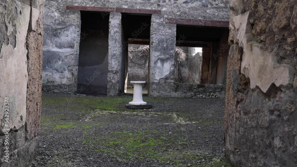 Pompei, Italy three windows in the area Pompei, Italy three windows in the area