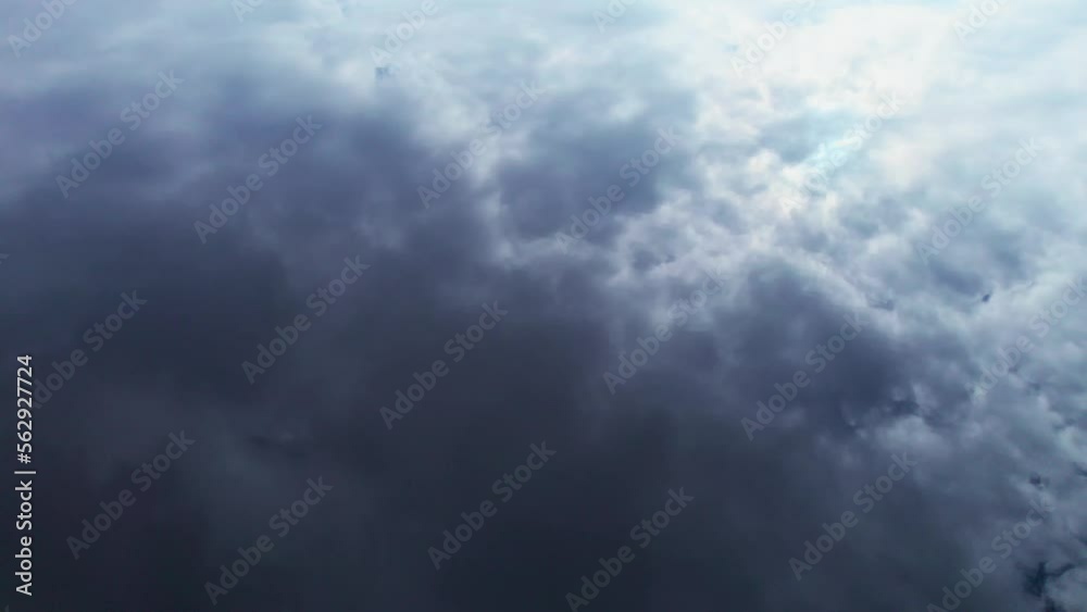 Clouds from heaven reflecting in water of lake from drone aerial, natural mirror Clouds from heaven reflecting in water of lake from drone aerial, natural mirror