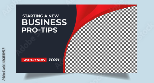 Editable youtube thumbnail design for any youtube videos customizable video thumbnail design video cover fully editable thumbnail template for social media concept. 