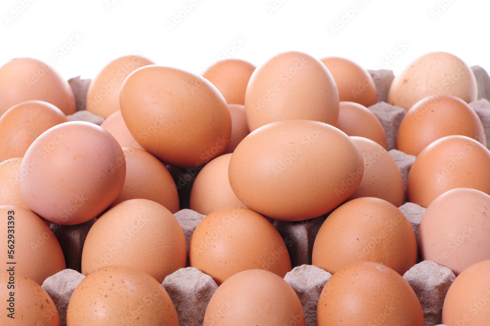 Broken egg isolated on white background Broken egg isolated on white background