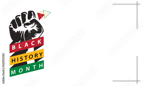 Black history month celebrate. vector illustration design graphic Black history month.