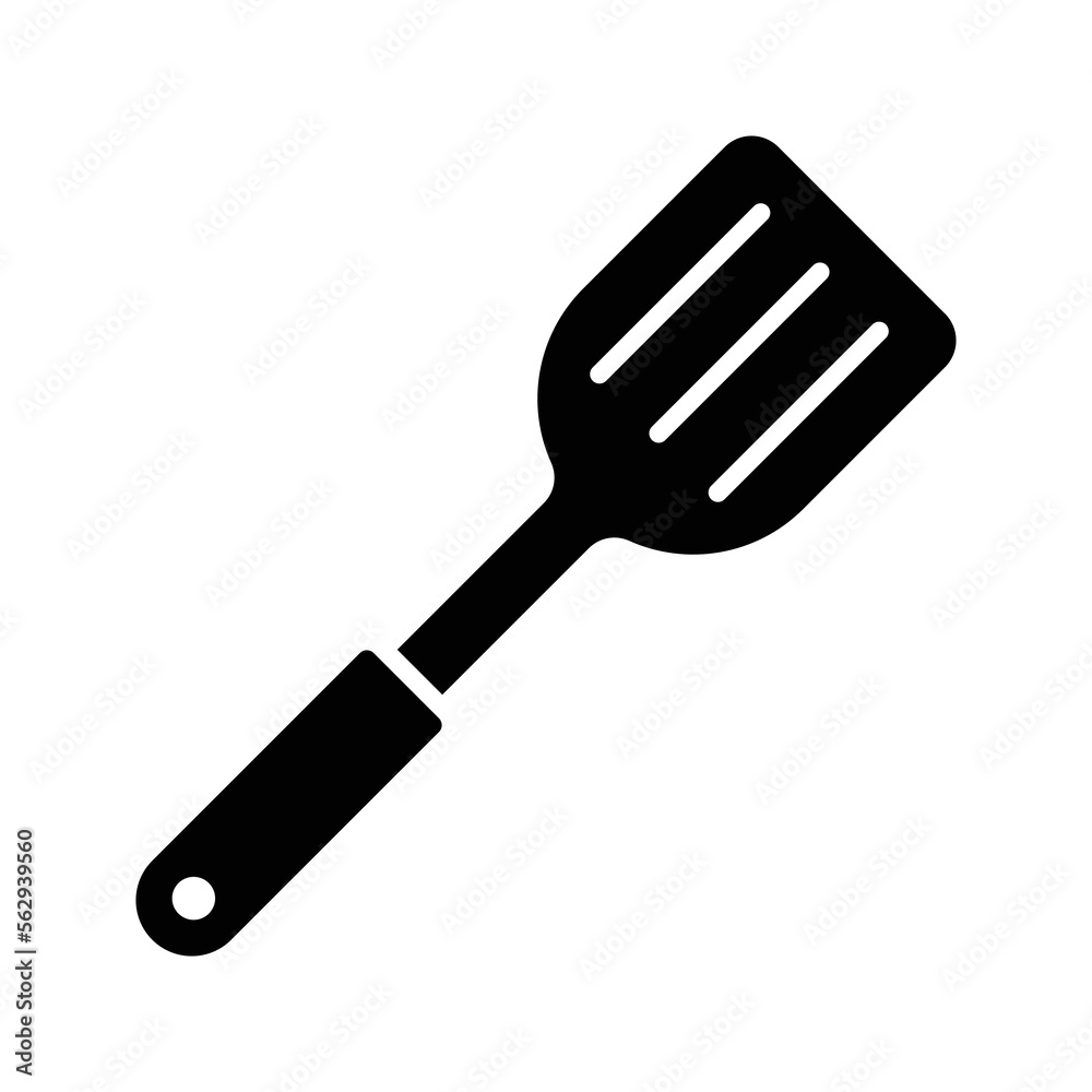 spatula icon vector design template in white background spatula icon vector design template in white background