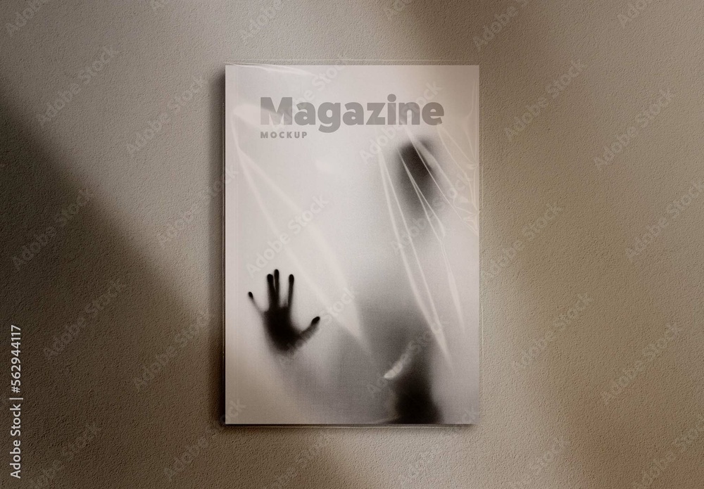 A4 Vertical Magazine Mockup Stock Template | Adobe Stock