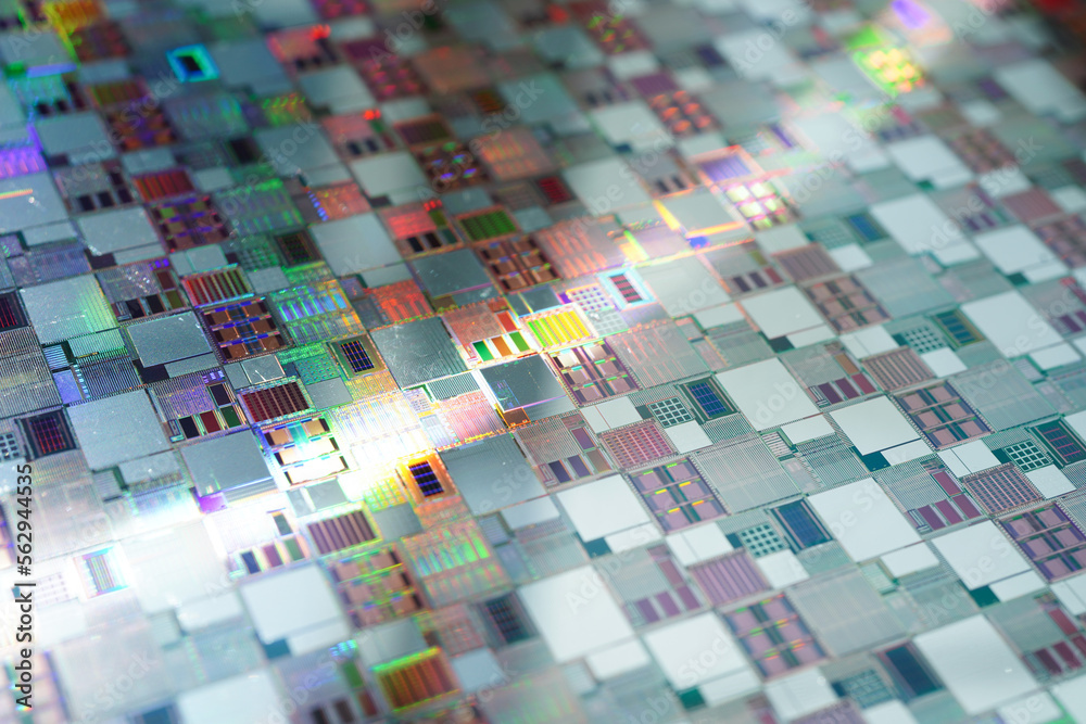 Silicon wafer for manufacturing semiconductor of integrated circuit. Silicon wafer for manufacturing semiconductor of integrated circuit.