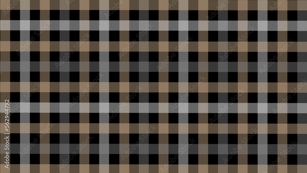 Obraz premium Background in black, white and brown checkered