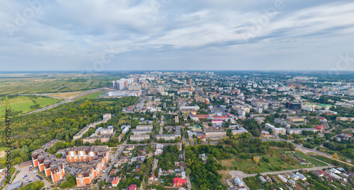 Ryazan, Russia. General view of the city. historical area of the Old Town. Aerial view