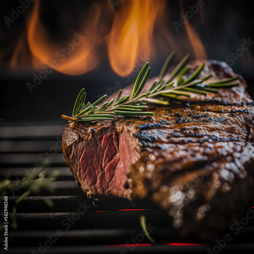 grilled steak, generative AI 