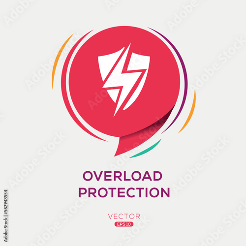Creative (Overload Protection) Icon, Vector sign.