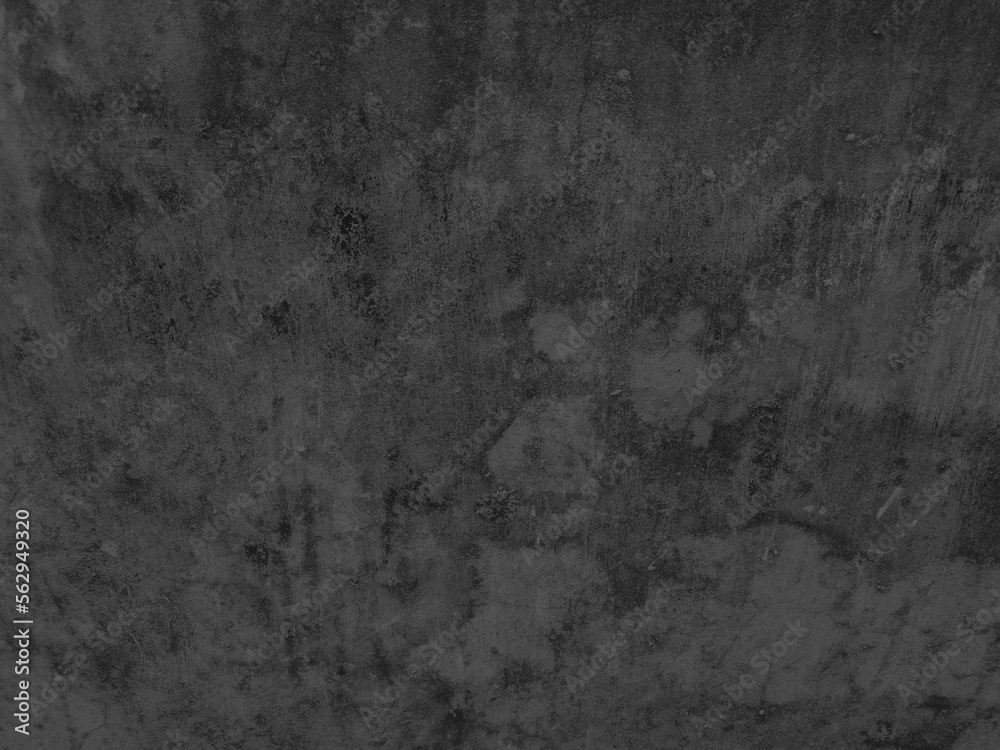 Black grunge texture with dust and scratches, Abstract grunge black wall texture, grainy and scratched stone concrete texture, ancient black background for construction and design.	