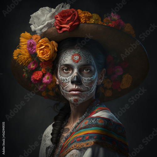 Día de los Muertos, mexican, festival of the dead, generative AI