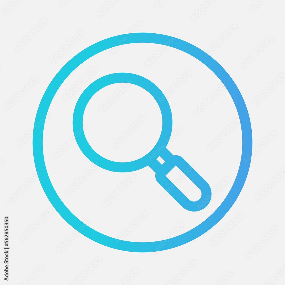 Search icon in gradient style about essentials, use for website mobile app presentation Search icon in gradient style about essentials, use for website mobile app presentation