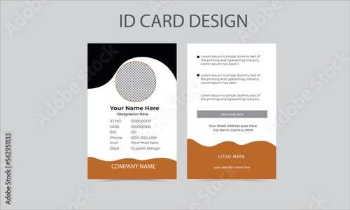 ID Card Template | Office Id card | Employee Id card for your company