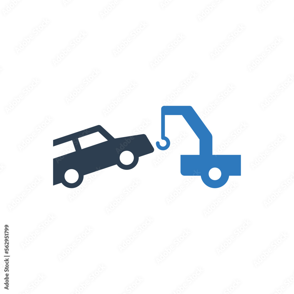 Towing Icon - Tow Truck Icon