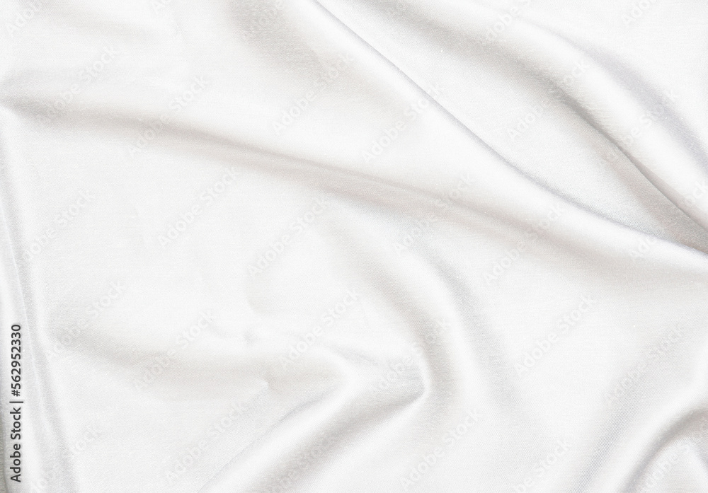 Smooth elegant white silk fabric or satin luxury cloth texture for abstract background Smooth elegant white silk fabric or satin luxury cloth texture for abstract background
