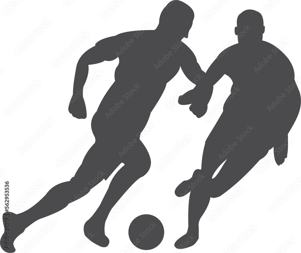 football player silhouette PNG 2023011917