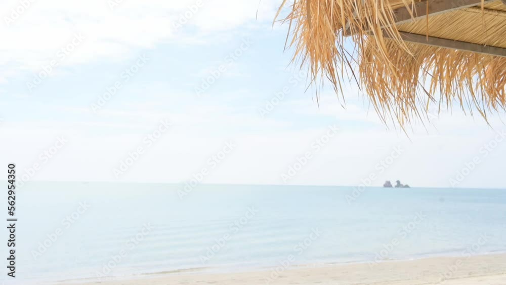 A beach hut on the beach,Tropical sea Beach bungalow on tropical beach scene. A beach hut on the beach,Tropical sea Beach bungalow on tropical beach scene.