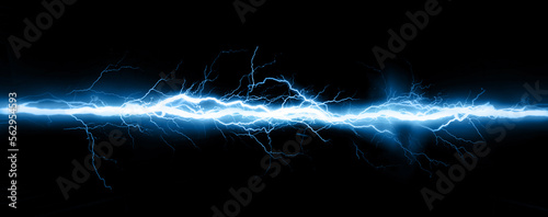Fotografiet abstract background with lightnings