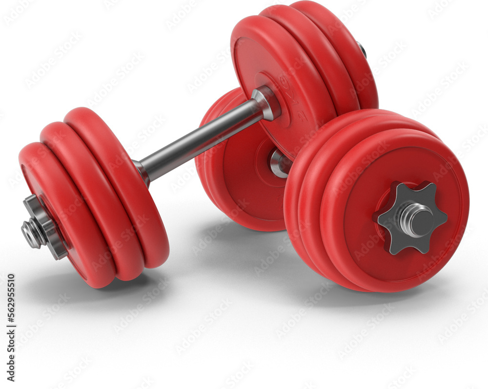 Dumbbells on transparent background Dumbbells on transparent background