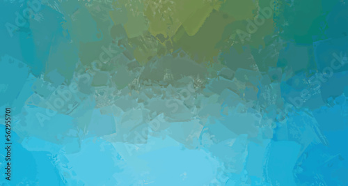 abstract colored nostalgic brush stroke grunge effect blended minty blue-green  gradient background