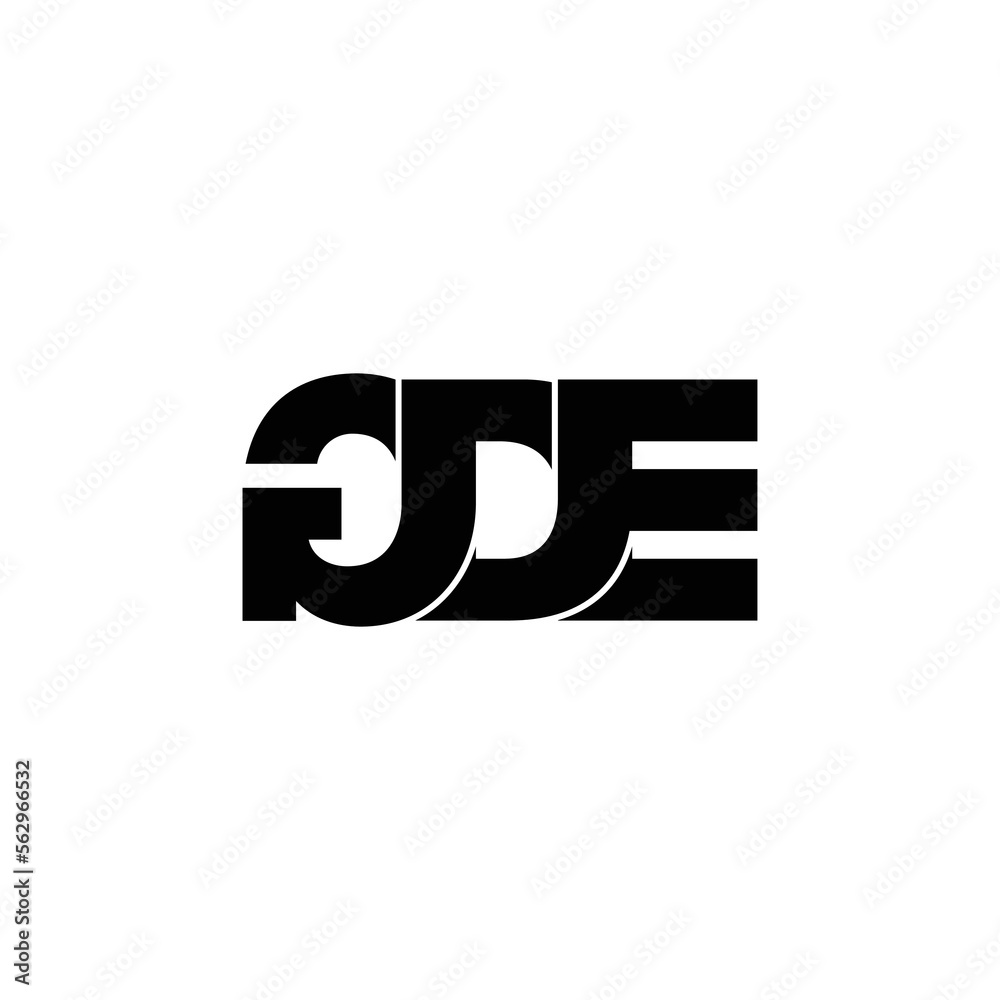GDE letter monogram logo design vector GDE letter monogram logo design vector