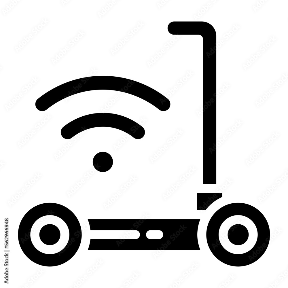 electric scooter glyph electric scooter glyph