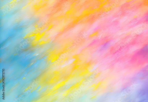 Generative AI, PPT template, Slide, Flyer, postcard, slide for brochure, booklet. watercolor, background.