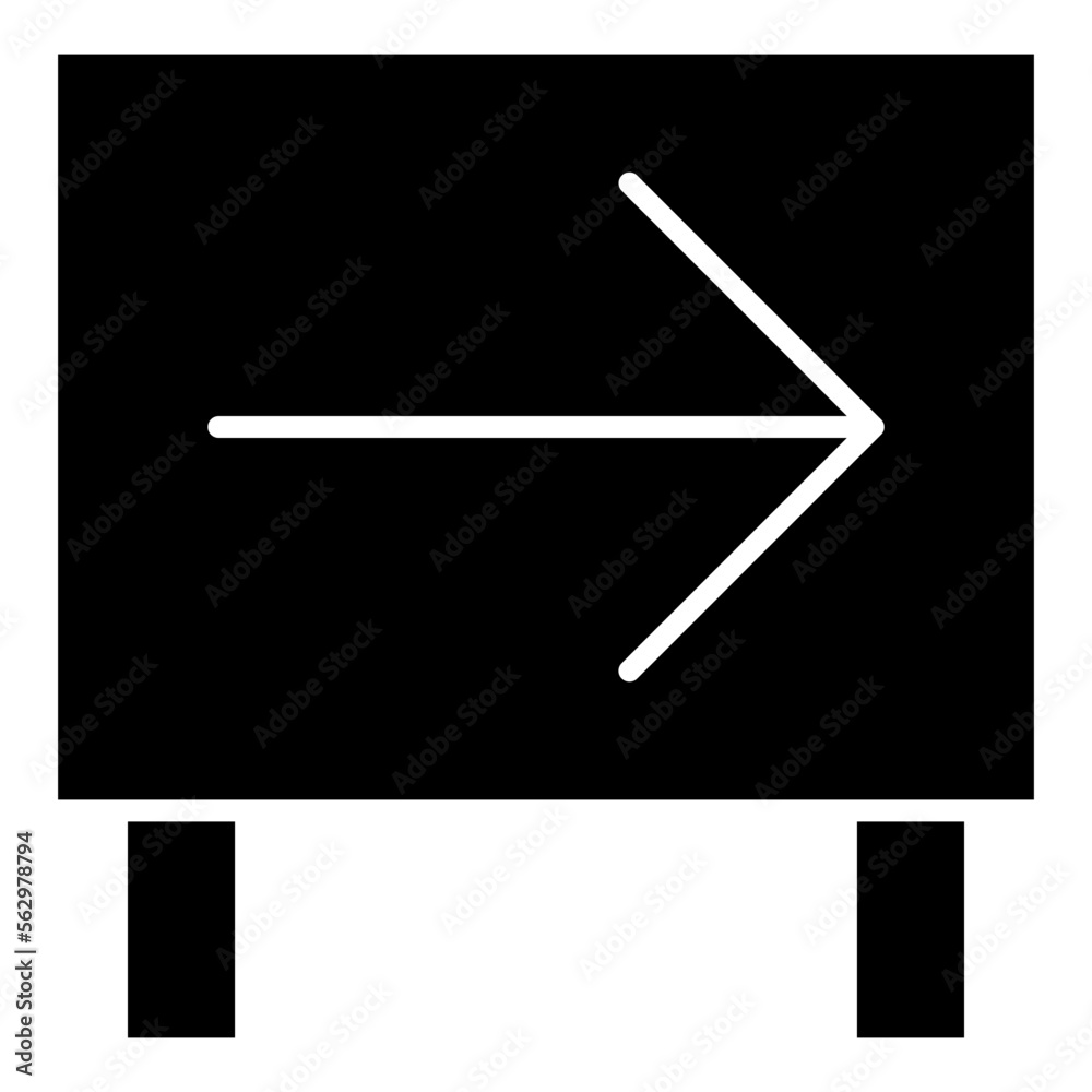 direction signboard icon direction signboard icon