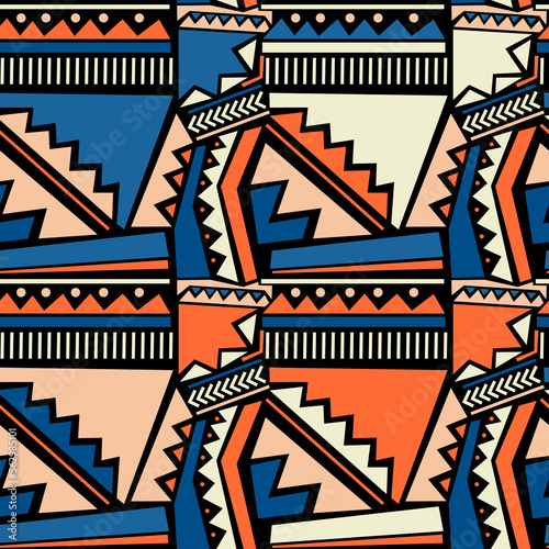 Hand drawing Geometric abst...