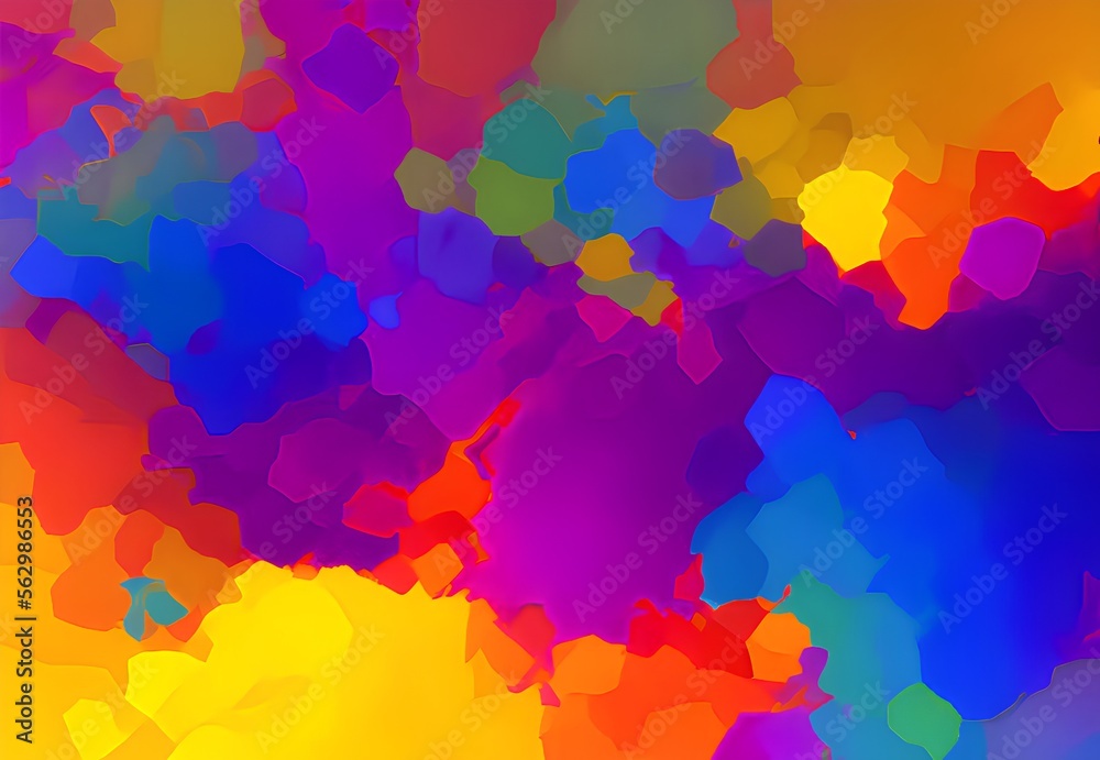 Generative AI,full frame shot of multi colored abstract background, PPT, PPT template