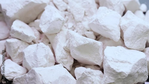 Clay white cosmetic and medical kaolin