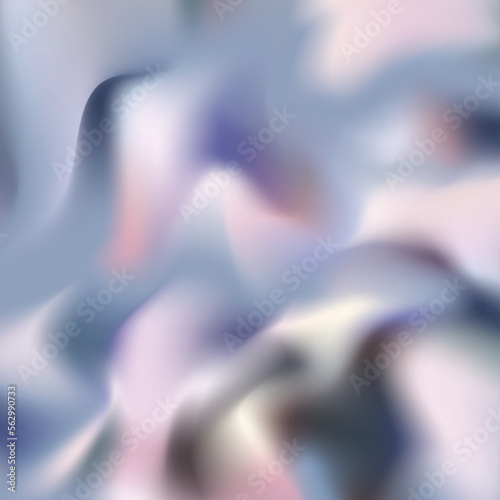 Abstract vector background with soft light gradient. Silky three-dimensional backdrop in purple, violet and white colors perfect for banners, flyers, social media, cards