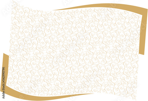 BACKGROUNG FLOWER PATTERN WITH RIBBON