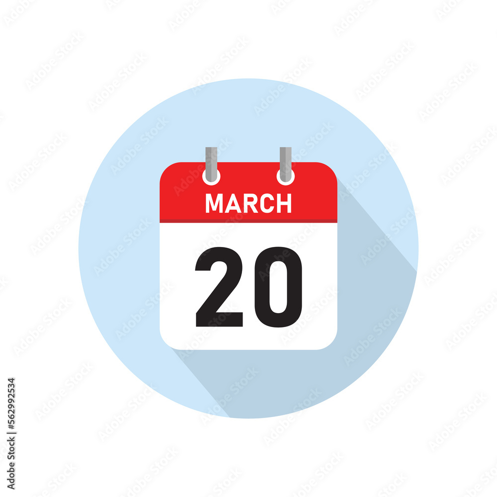 March 20 Concept Design. Vector Illustration. March 20 Concept Design. Vector Illustration.