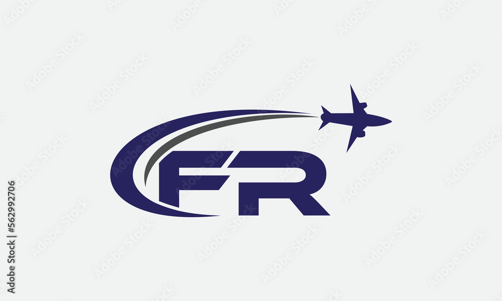 Tour and travel logo design, Airline agency symbol and aviation company monogram vector Tour and travel logo design, Airline agency symbol and aviation company monogram vector