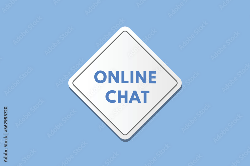 online chat text Button. online chat Sign Icon Label Sticker Web Buttons online chat text Button. online chat Sign Icon Label Sticker Web Buttons