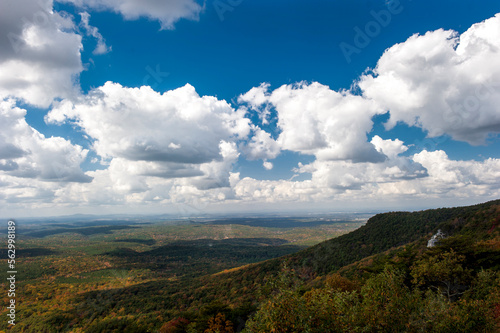 Vistas in the Talladega National Forest near Cheaha State Park, Alabama. photo