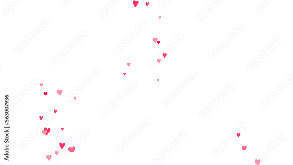 Hearts with Alpha Channel. PNG transparent format illustration of pink heart clusters.