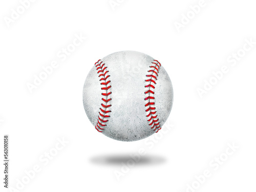 baseball hand-drawn illustration in isolated white background,
