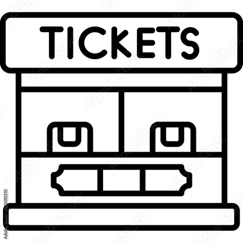 Ticket Booth Icon
