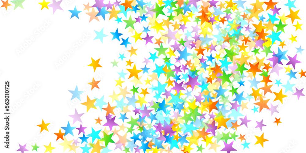 Rainbow Festive Confetti. Carnival Star Falling. Rainbow Festive Confetti. Carnival Star Falling.