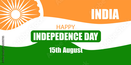 India Independence day Template design. Vector illustration.