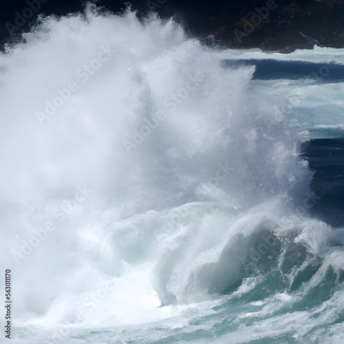 Waves crashing and tumbling © Robert