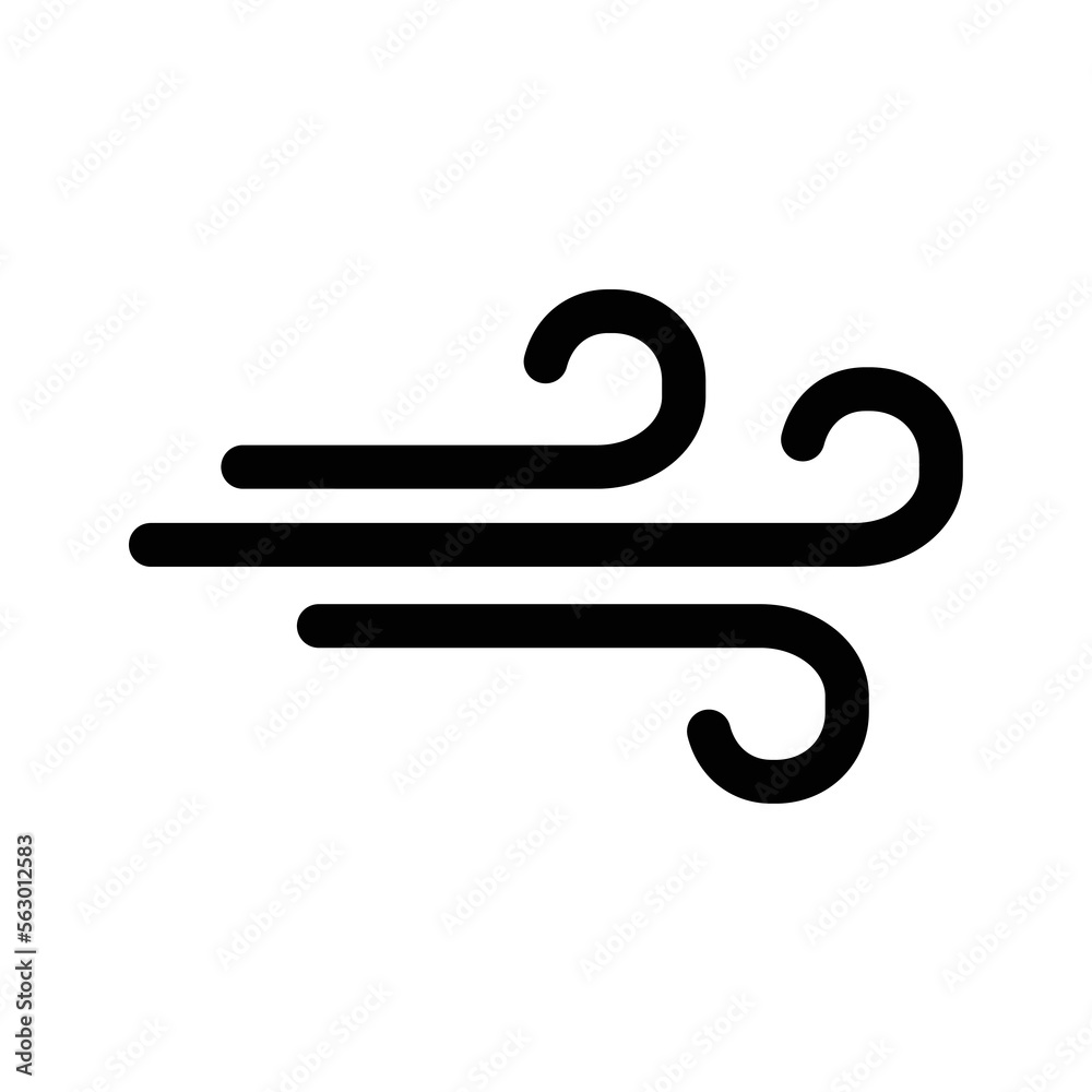 Windy icon vector design template