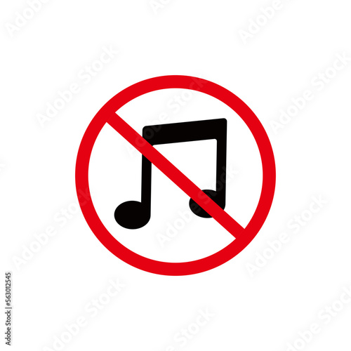 No music note icon